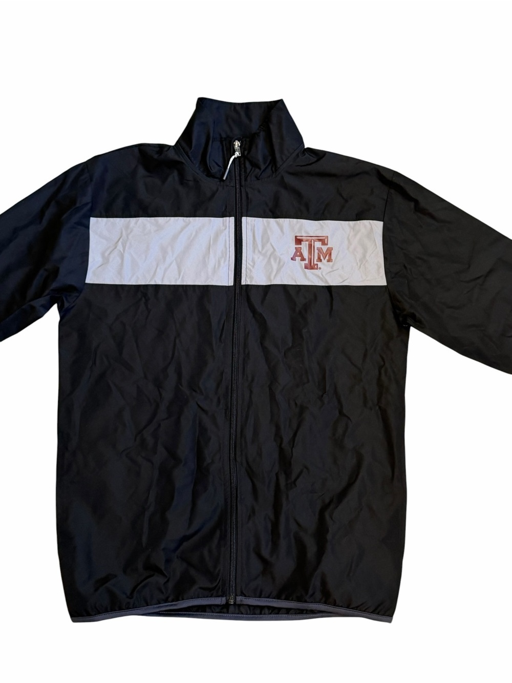 Texas A&M Aggies Windbreaker Full Zip Rivalry Threads Size Small 34 36